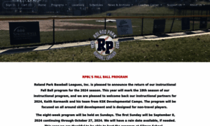 Rolandparkbaseball.com thumbnail