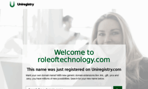 Roleoftechnology.com thumbnail