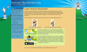 Roman-numerals.org thumbnail