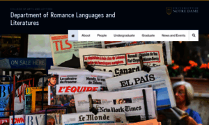 Romancelanguages.nd.edu thumbnail