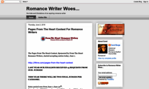 Romancewriterwoes.blogspot.com thumbnail