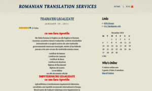 Romaniantranslations.com thumbnail