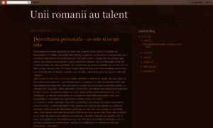 Romaniiautalent-fan.blogspot.com thumbnail