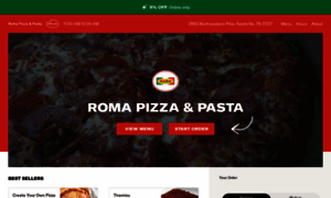 Romapizzapastaorder.com thumbnail