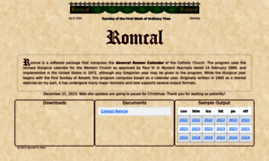 Romcal.net thumbnail