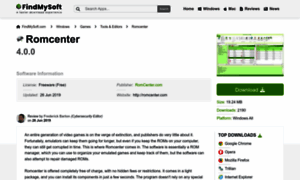 Romcenter.findmysoft.com thumbnail