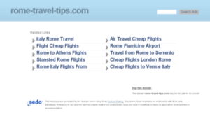 Rome-travel-tips.com thumbnail