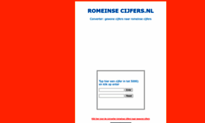 Romeinsecijfers.nl thumbnail