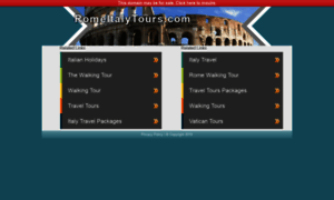 Romeitalytours.com thumbnail