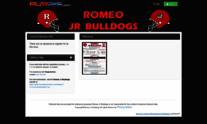 Romeo-jr-bulldogs.sportssignup.com thumbnail