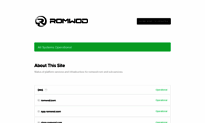 Romwod.statuspage.io thumbnail