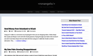 Ronangelo.com thumbnail