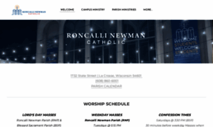 Roncallinewmancenter.com thumbnail