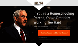 Ronpaulhomeschool.com thumbnail