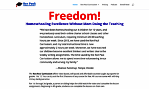 Ronpaulhomeschooling.com thumbnail