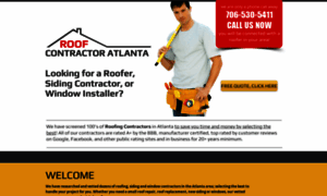Roofcontractoratlanta.com thumbnail