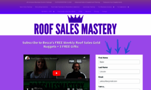 Roofsalesmastery.com thumbnail