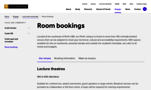 Roombookings.curtin.edu.au thumbnail