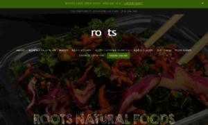 Rootsnaturalfoods.com thumbnail