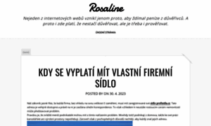 Rosaline.cz thumbnail