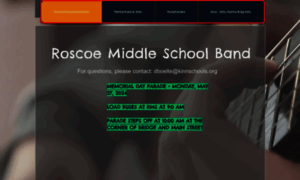 Roscoemiddleschoolband.com thumbnail