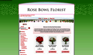 Rosebowlflorist.net thumbnail