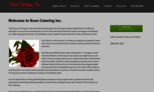 Rosecatering.com thumbnail