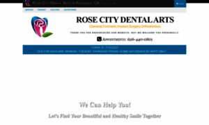 Rosecitydentalarts.com thumbnail