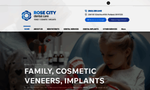 Rosecitydentalcare.com thumbnail