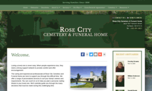 Rosecityfuneralhome.com thumbnail