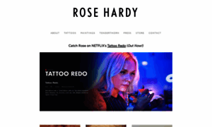 Rosehardytattoo.com thumbnail