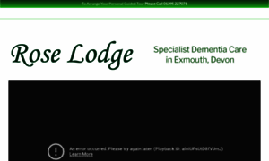 Roselodgecarehome.co.uk thumbnail