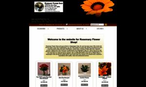 Rosemaryflowershop.com thumbnail