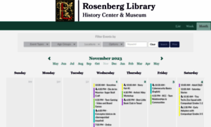 Rosenberg-library.evanced.info thumbnail