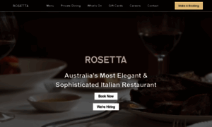 Rosettarestaurant.com.au thumbnail