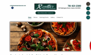 Rosettasrestaurant.com thumbnail