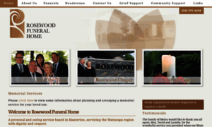 Rosewoodfuneralhome.co.nz thumbnail