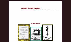 Rosheyzcraftworld.blogspot.com thumbnail