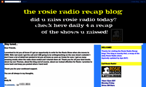 Rosieradio.blogspot.com thumbnail