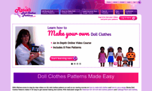 Rosiesdollclothespatterns.com thumbnail