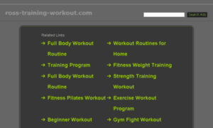 Ross-training-workout.com thumbnail
