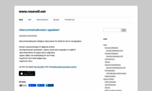 Rossvoll.net thumbnail