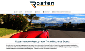 Rosteninsurance.com thumbnail