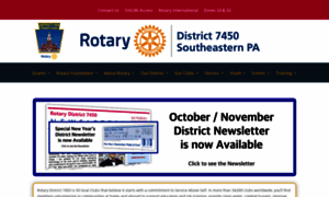 Rotary7450.org thumbnail