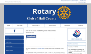 Rotaryclubhallcounty.org thumbnail
