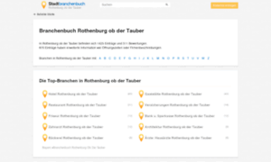 Rothenburg-ob-der-tauber.stadtbranchenbuch.com thumbnail