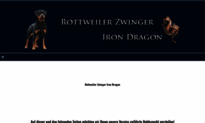 Rottweiler-irondragon.de thumbnail