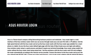 Router-asuscom.com thumbnail