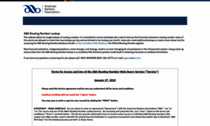 Routingnumber.aba.com thumbnail