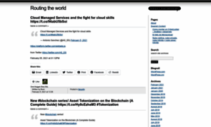 Routingtheworld.wordpress.com thumbnail